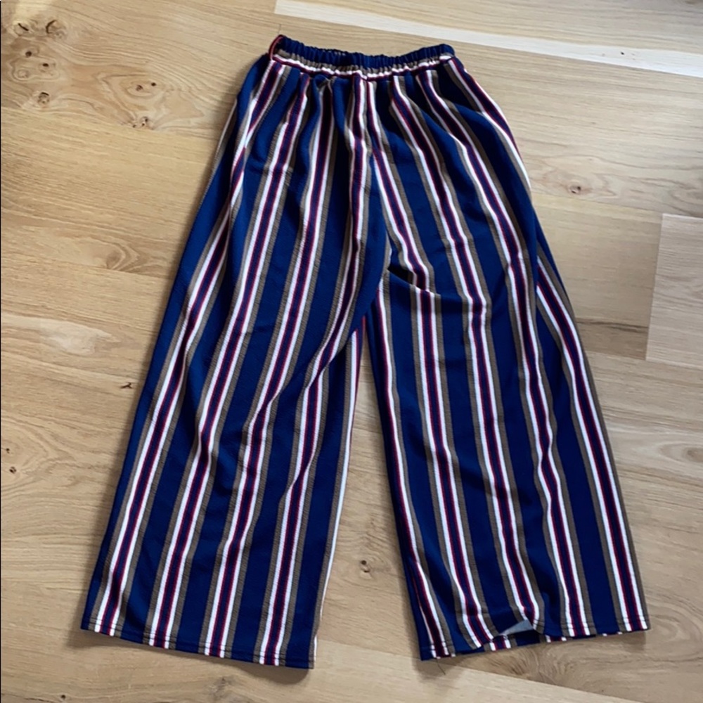 Striped culottes